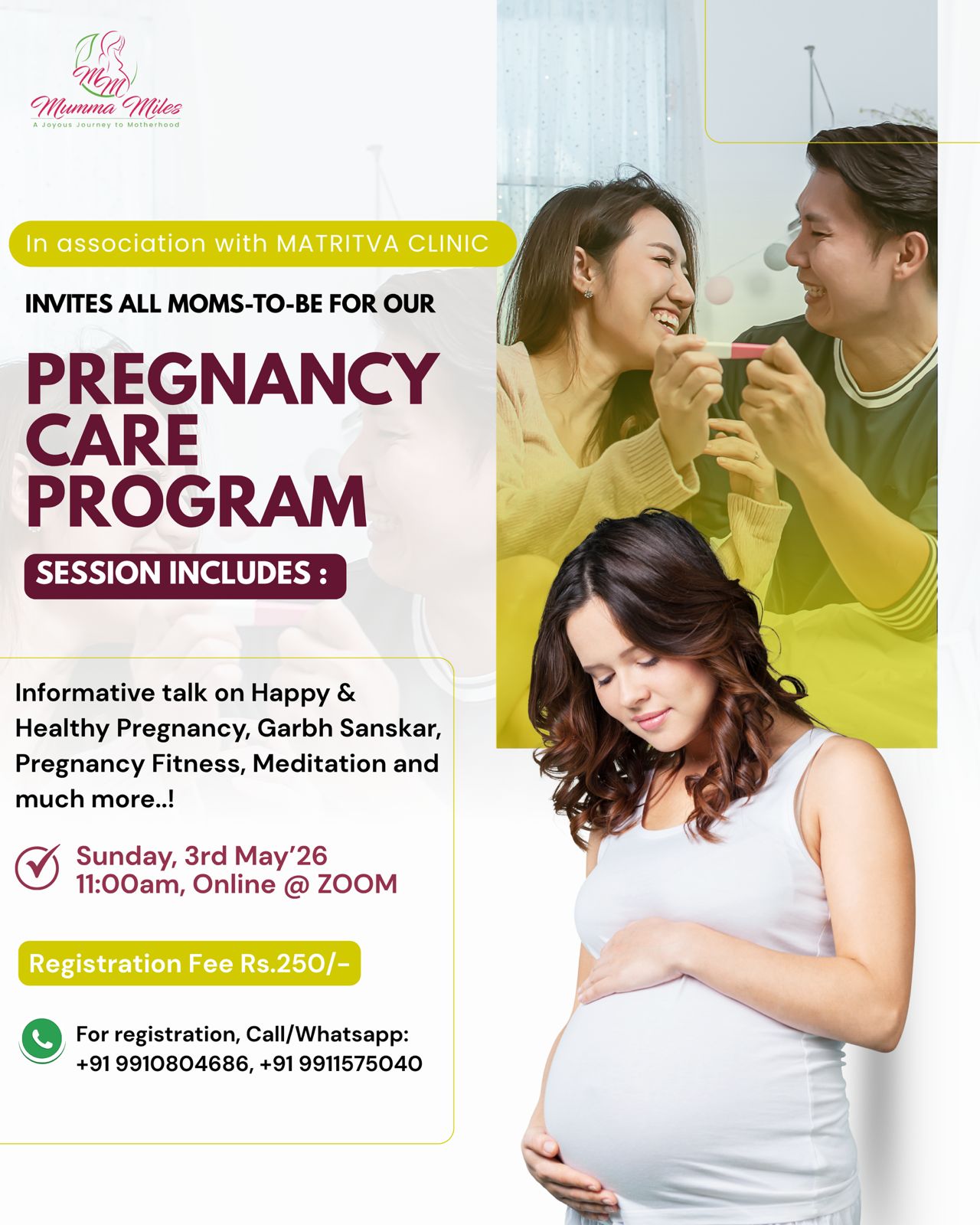 Pregnancy Care Program 3rd May